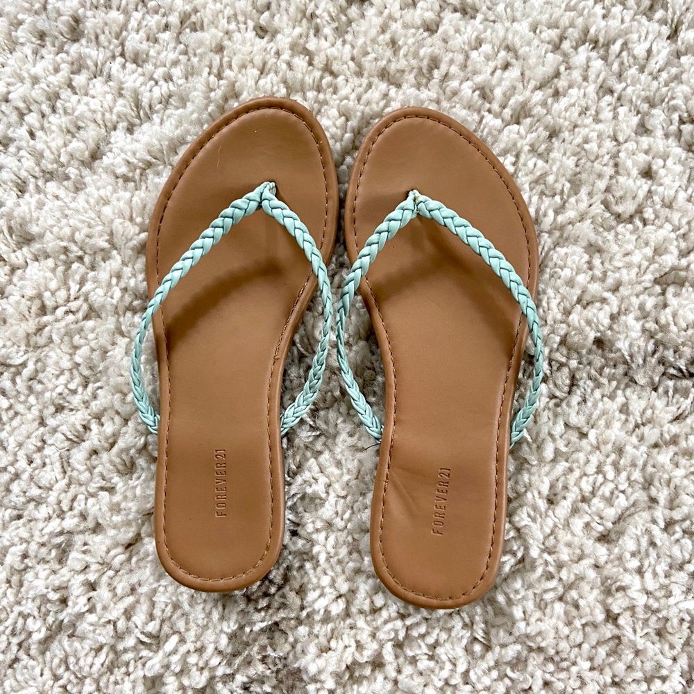 Turquoise sandals